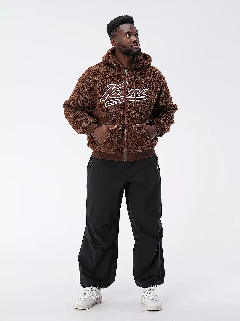 KARL KANI | Jacke in Felloptik  | Marrón