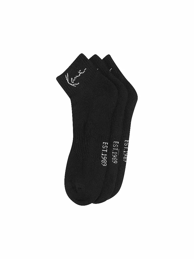 KARL KANI | Socken 3er-Pkg. black | Negro