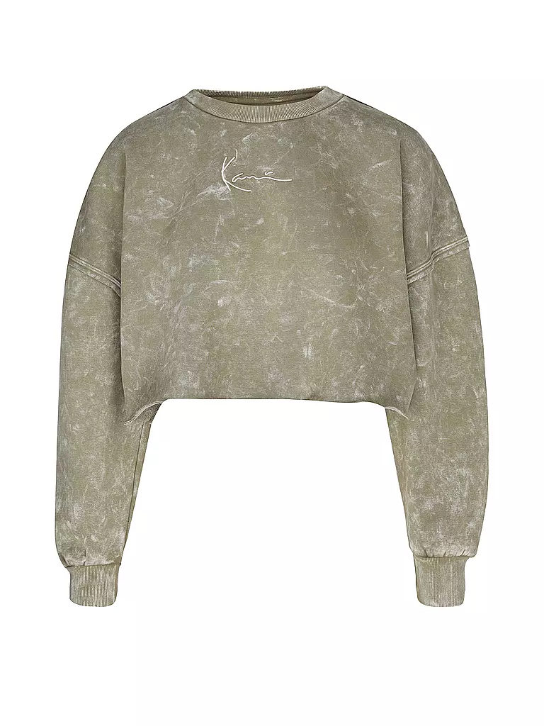 KARL KANI | Sudadera Corte Cropped | olive