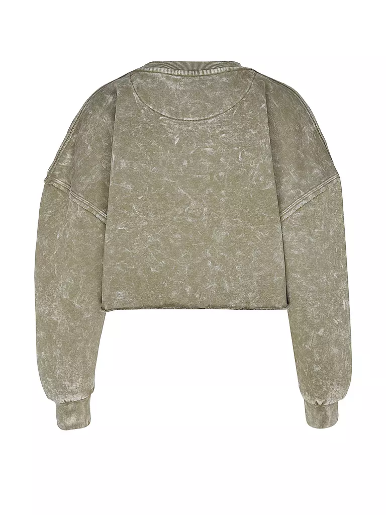 KARL KANI | Sudadera Corte Cropped | olive