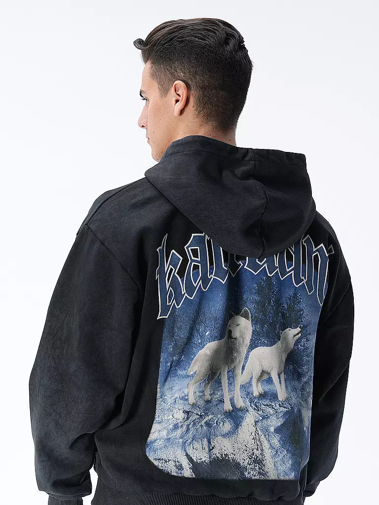 KARL KANI | Sweatjacke | Negro