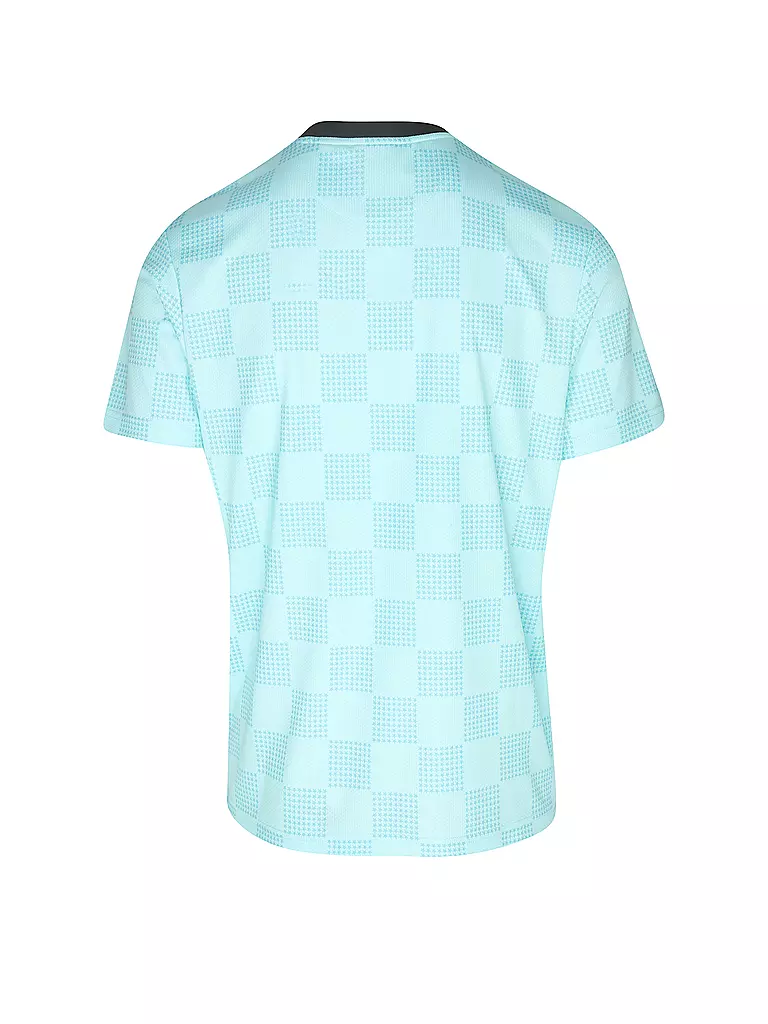 KARL KANI | T-Shirt SPORT STAR CHECK TRIKOT | Azul claro