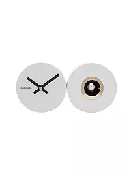 KARLSSON | Reloj de pared CUCKOO DUO White | Blanco