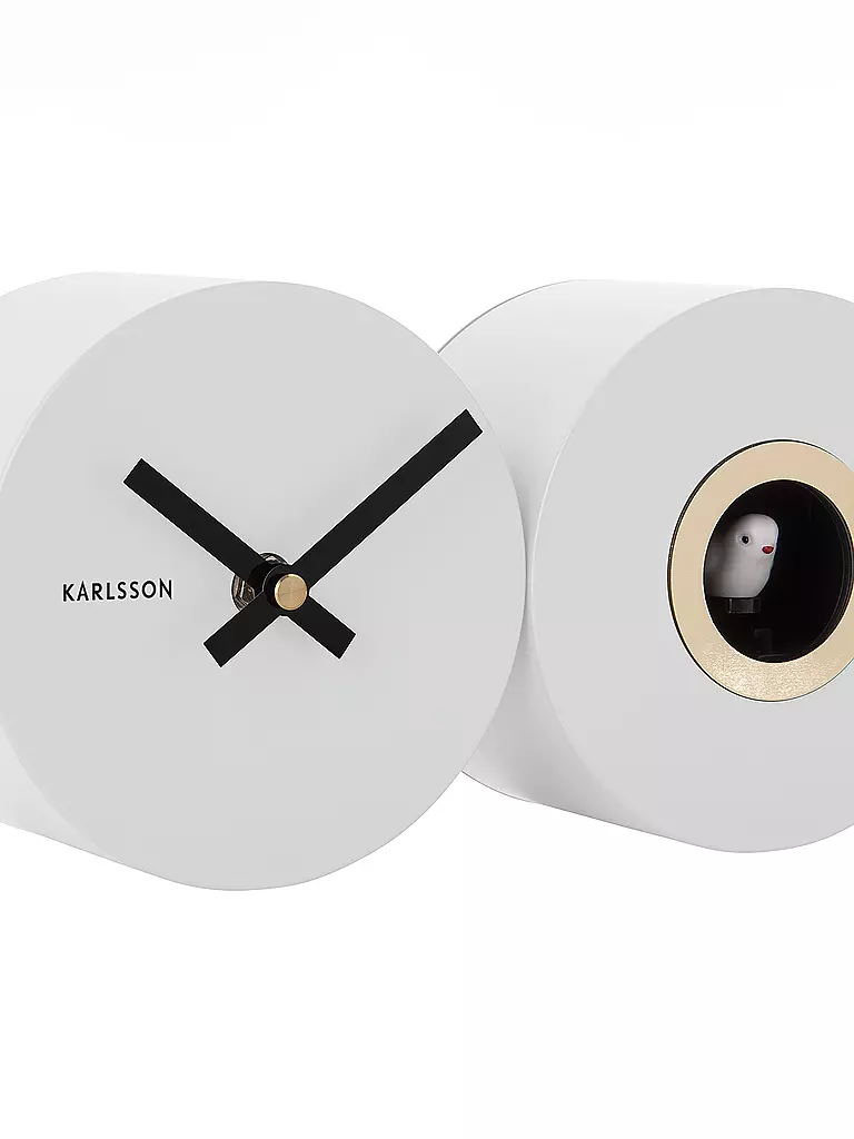 KARLSSON | Reloj de pared CUCKOO DUO White | 