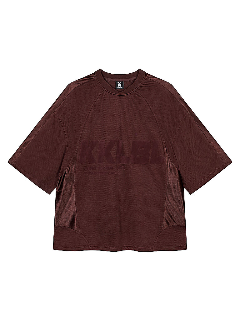 Camiseta corte cropped marrón XL