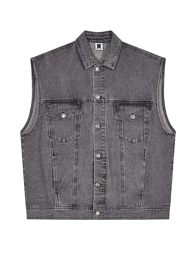 Karo Kauer Chaleco gris M/L