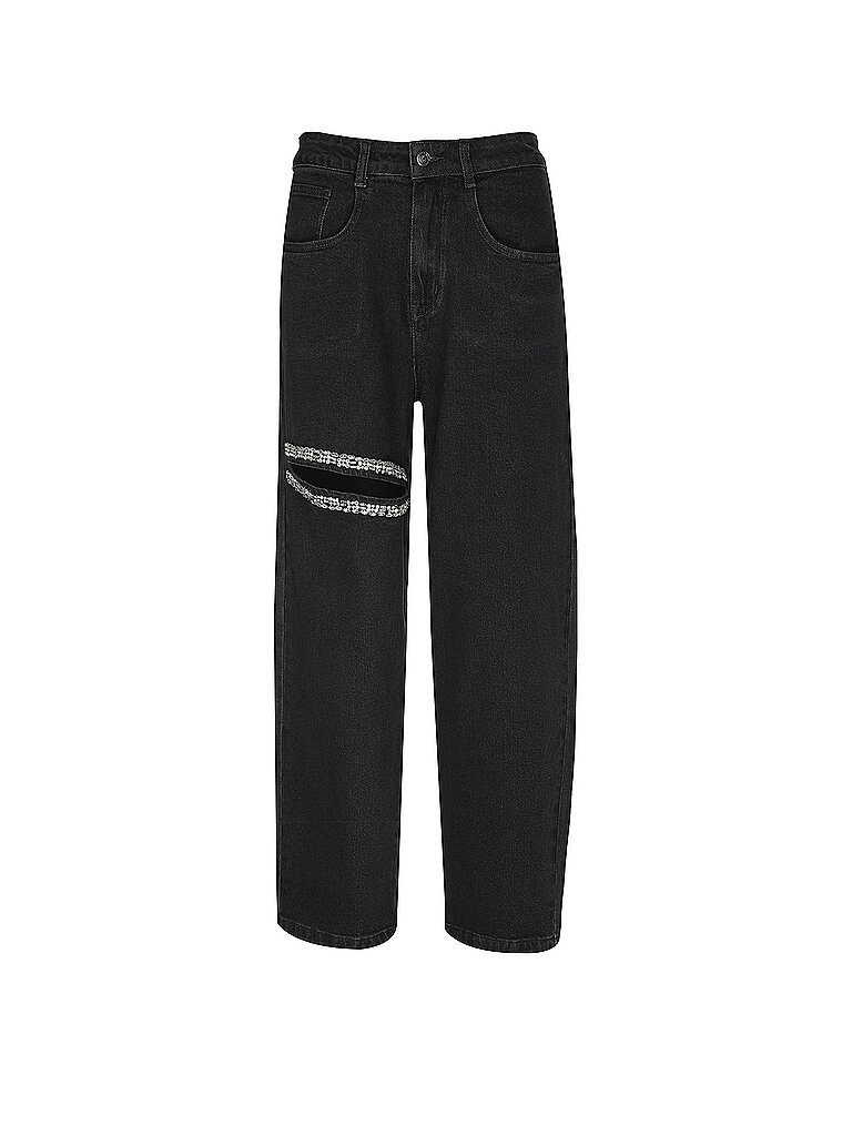 Karo Kauer Nombre del producto: Jeans Balloon Fit PETITE DIAMOND negro