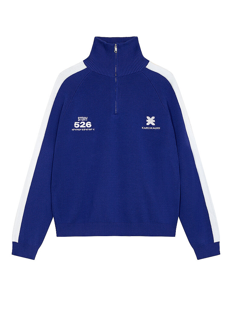 Karo Kauer Troyer Pullover azul