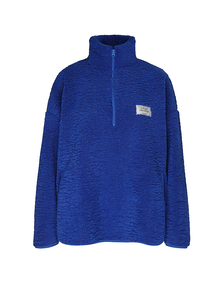 Karo Kauer Chaqueta de forro polar azul