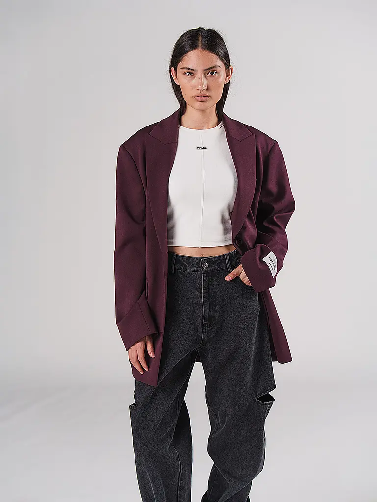 KARO KAUER | Blazer | Rojo oscuro