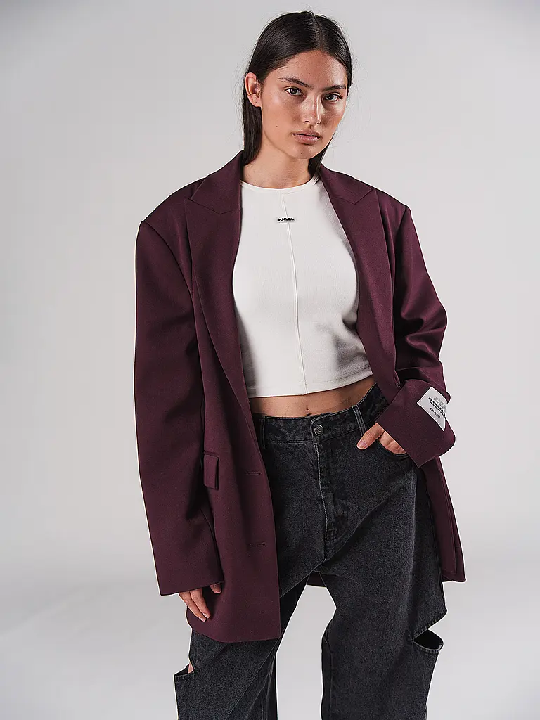 KARO KAUER | Blazer | Rojo oscuro