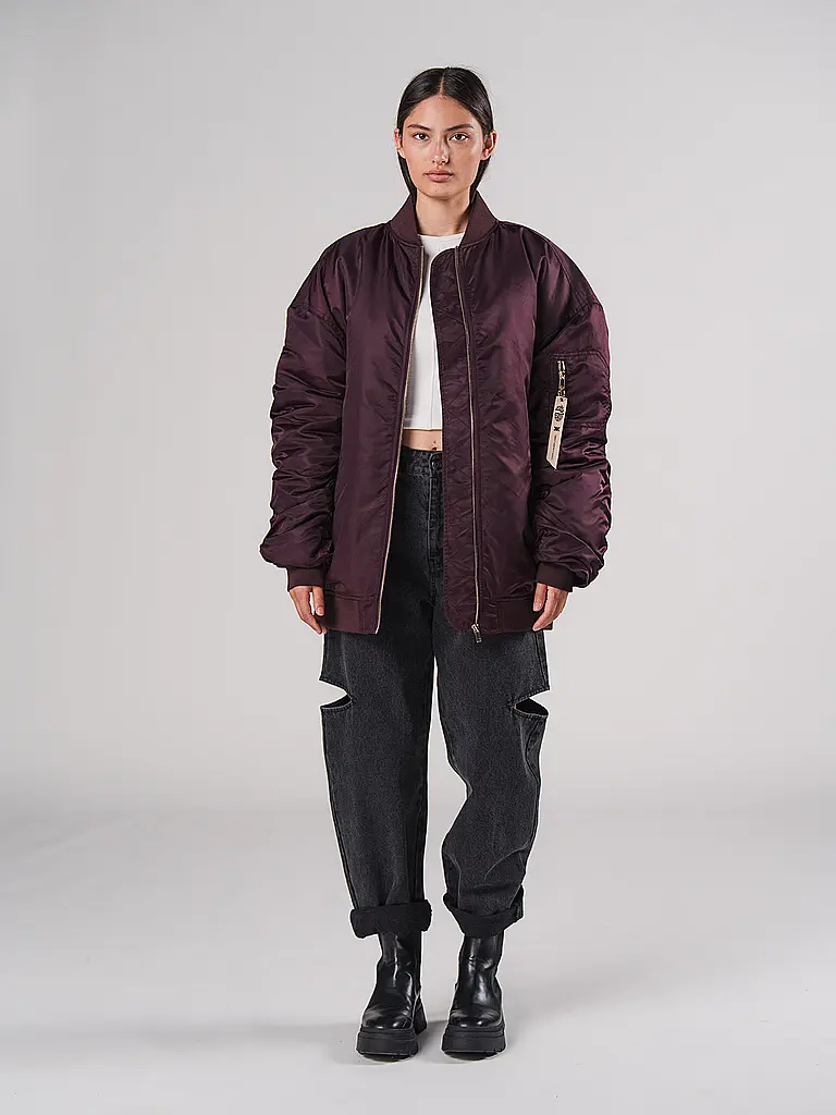 KARO KAUER | Blusón | Rojo oscuro