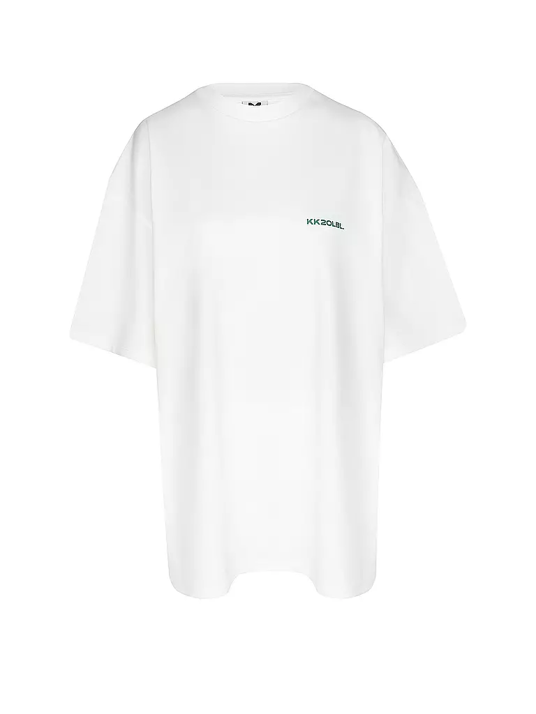 KARO KAUER | Camiseta de corte oversized FORTUNE COOKIE | Crema