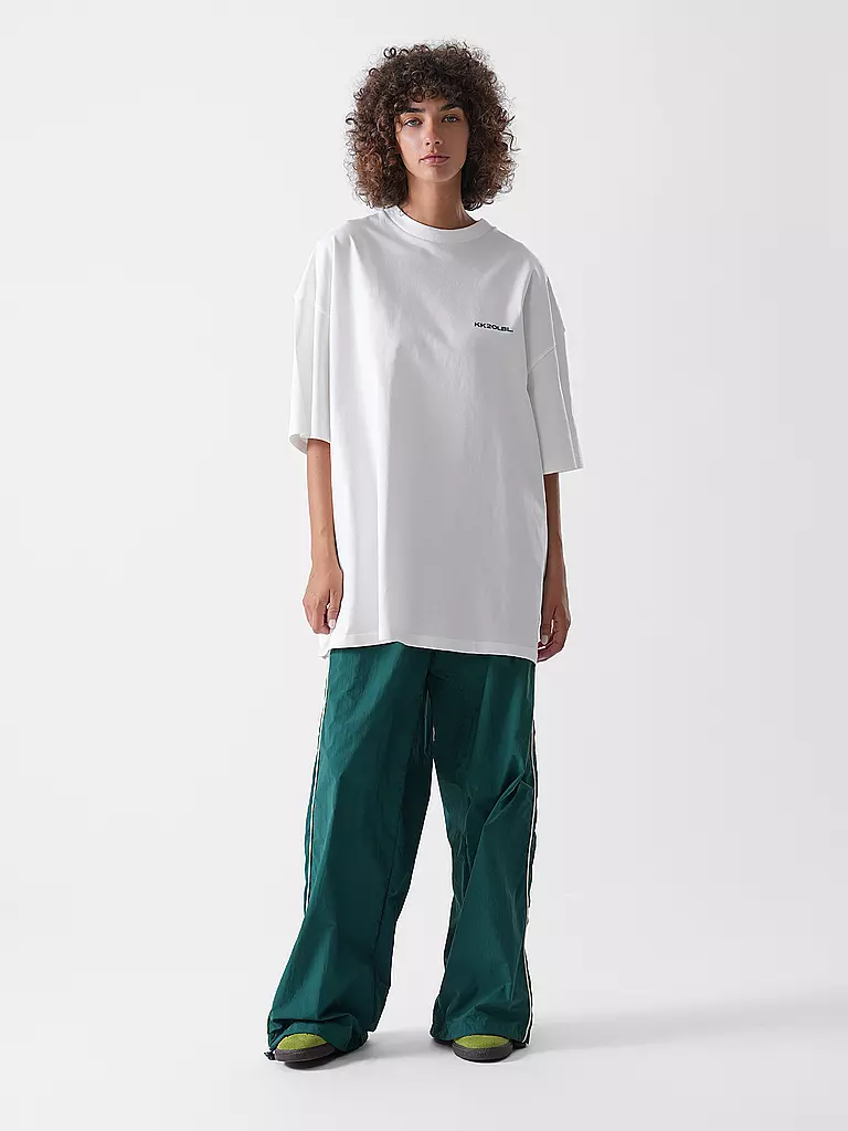 KARO KAUER | Camiseta de corte oversized FORTUNE COOKIE | Crema