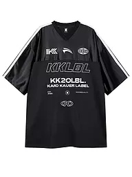 KARO KAUER | Camiseta de corte oversized | Negro