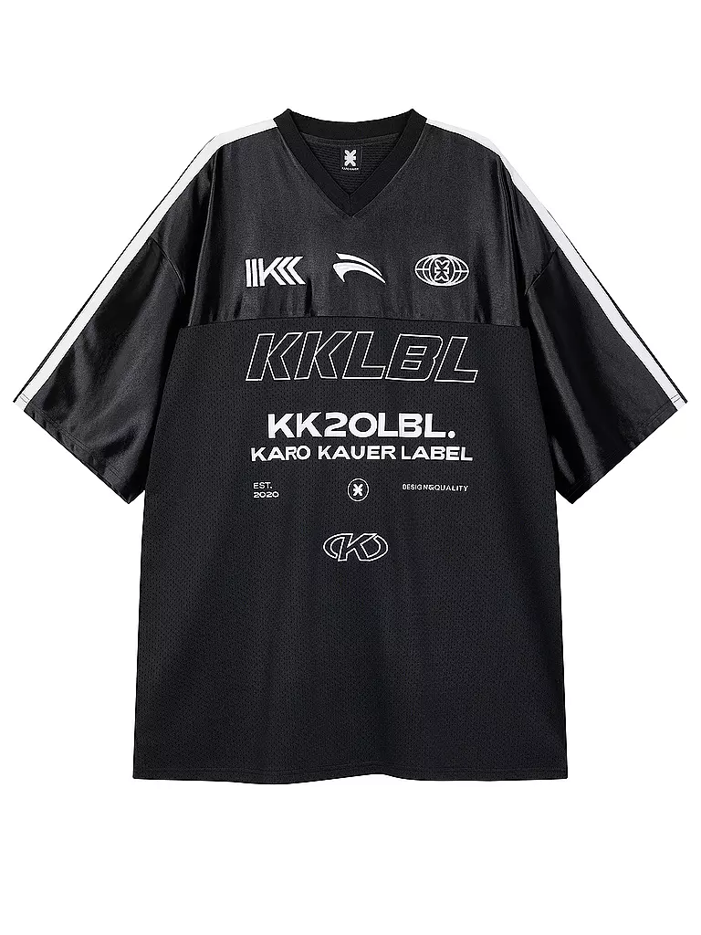 KARO KAUER | Camiseta de corte oversized | Negro