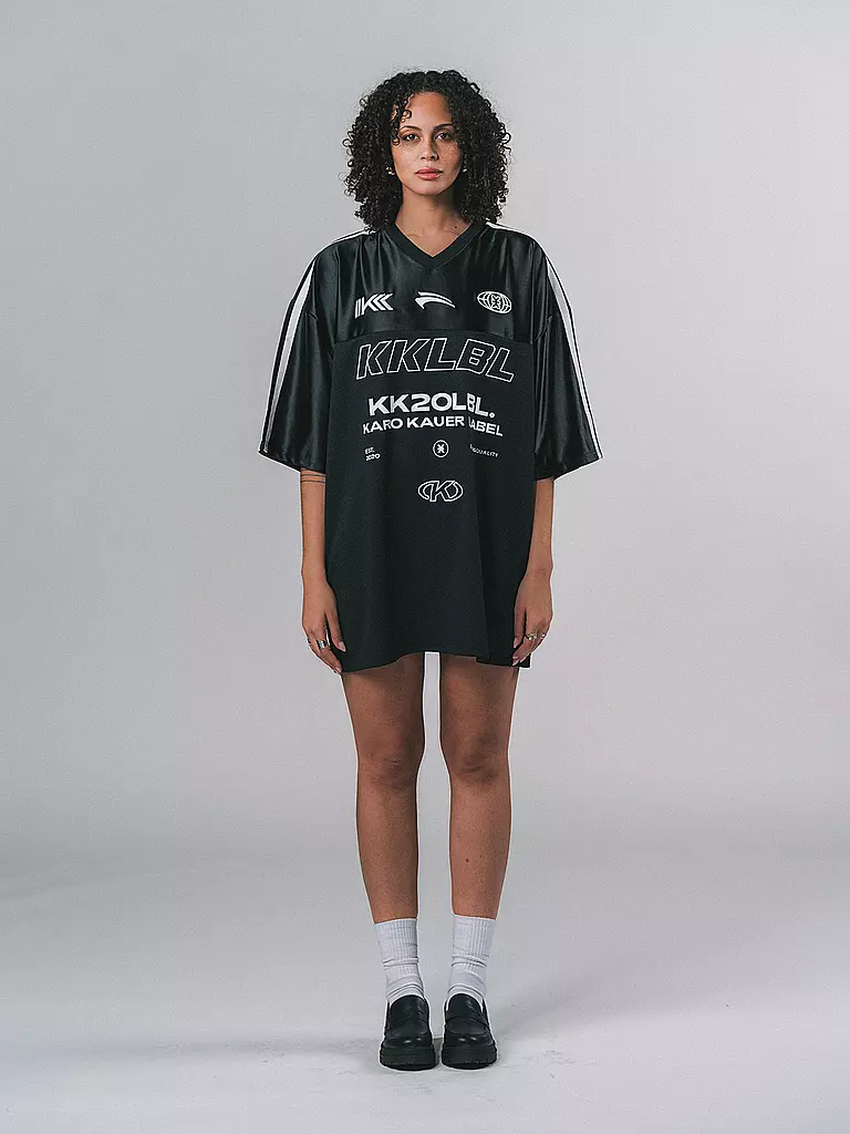 KARO KAUER | Camiseta de corte oversized | Negro
