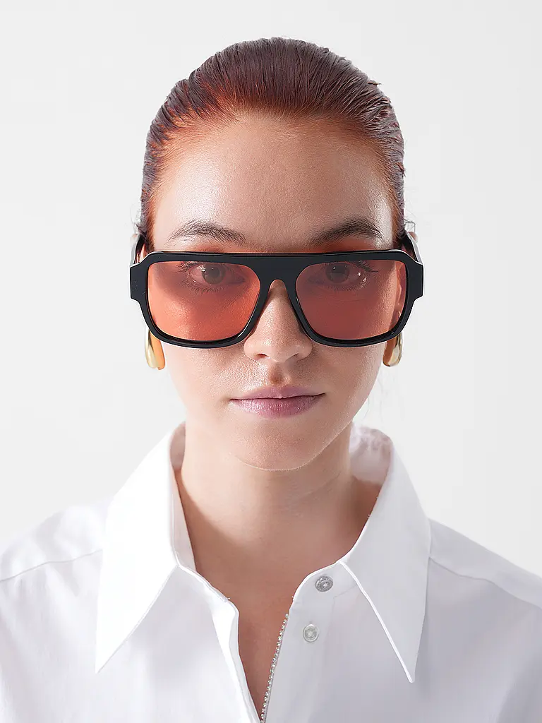 KARO KAUER | Gafas de sol RETRO NARANJA | Negro