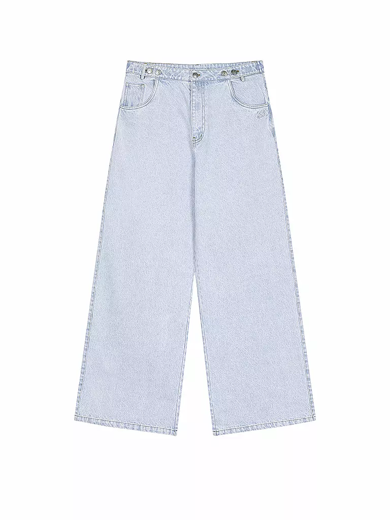 KARO KAUER | Jeans de corte ancho | Azul claro