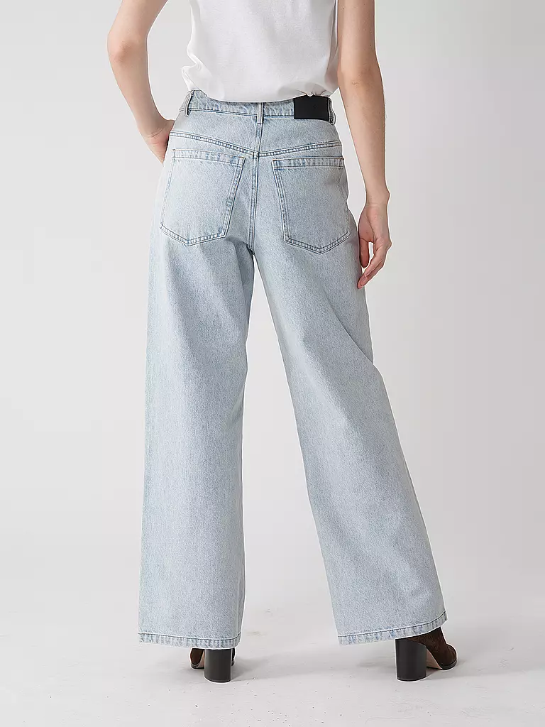 KARO KAUER | Jeans de corte ancho | Azul claro