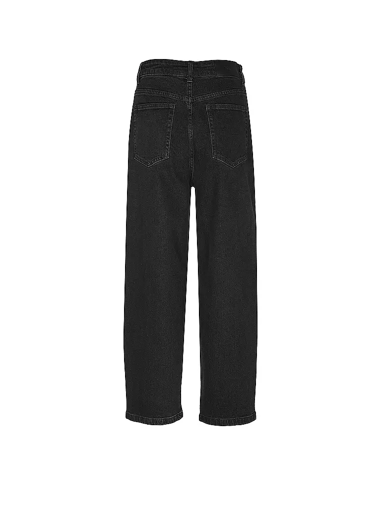 KARO KAUER | Nombre del producto: Jeans Balloon Fit PETITE DIAMOND | Negro