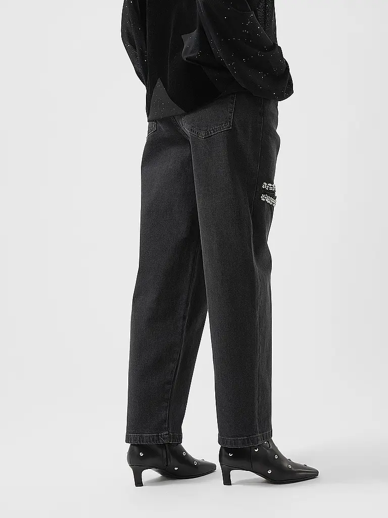 KARO KAUER | Nombre del producto: Jeans Balloon Fit PETITE DIAMOND | 