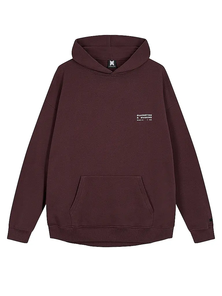 KARO KAUER | Sudadera con capucha - Hoodie | Rojo oscuro