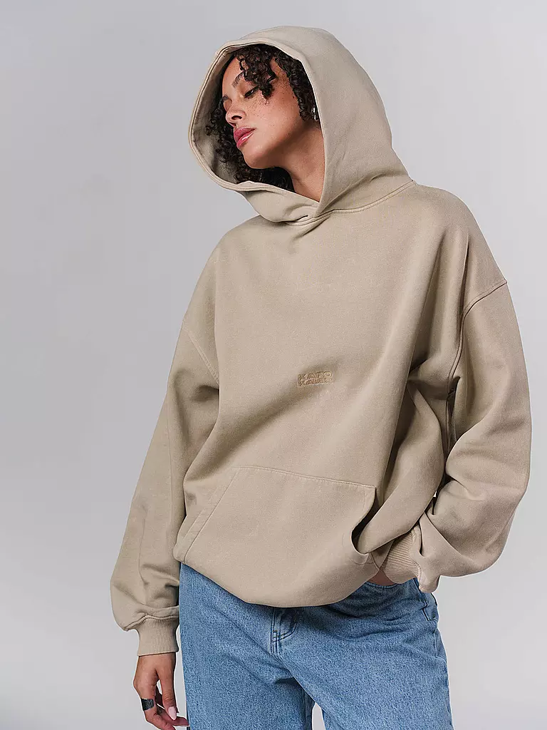 KARO KAUER | Sudadera con capucha - Hoodie | Beige