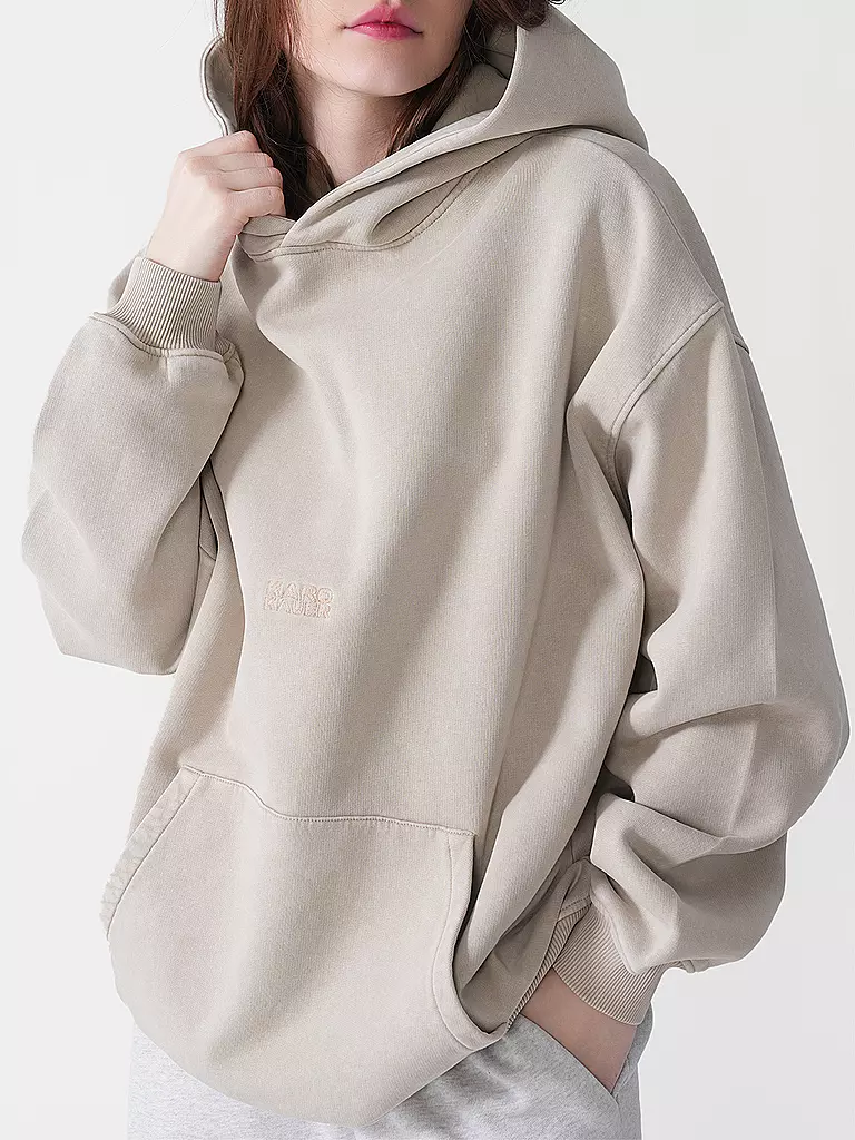 KARO KAUER | Sudadera con capucha - Hoodie | Beige