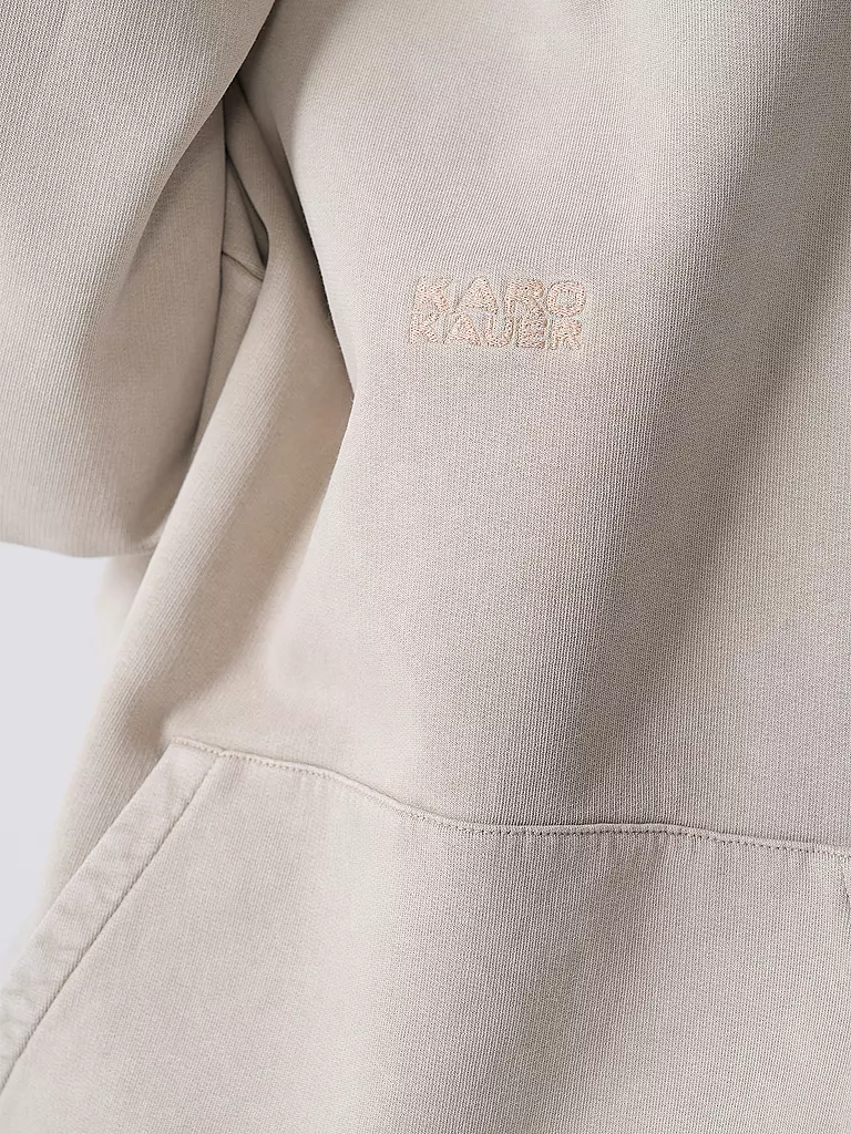 KARO KAUER | Sudadera con capucha - Hoodie | Beige