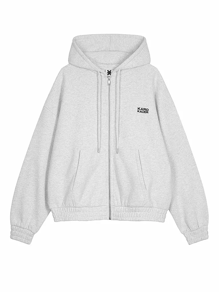 KARO KAUER | Sudadera con cremallera | Gris