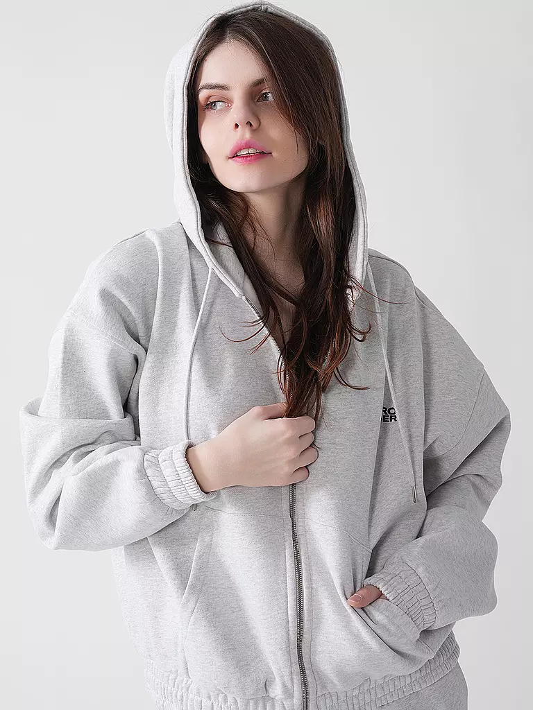 KARO KAUER | Sudadera con cremallera | Gris