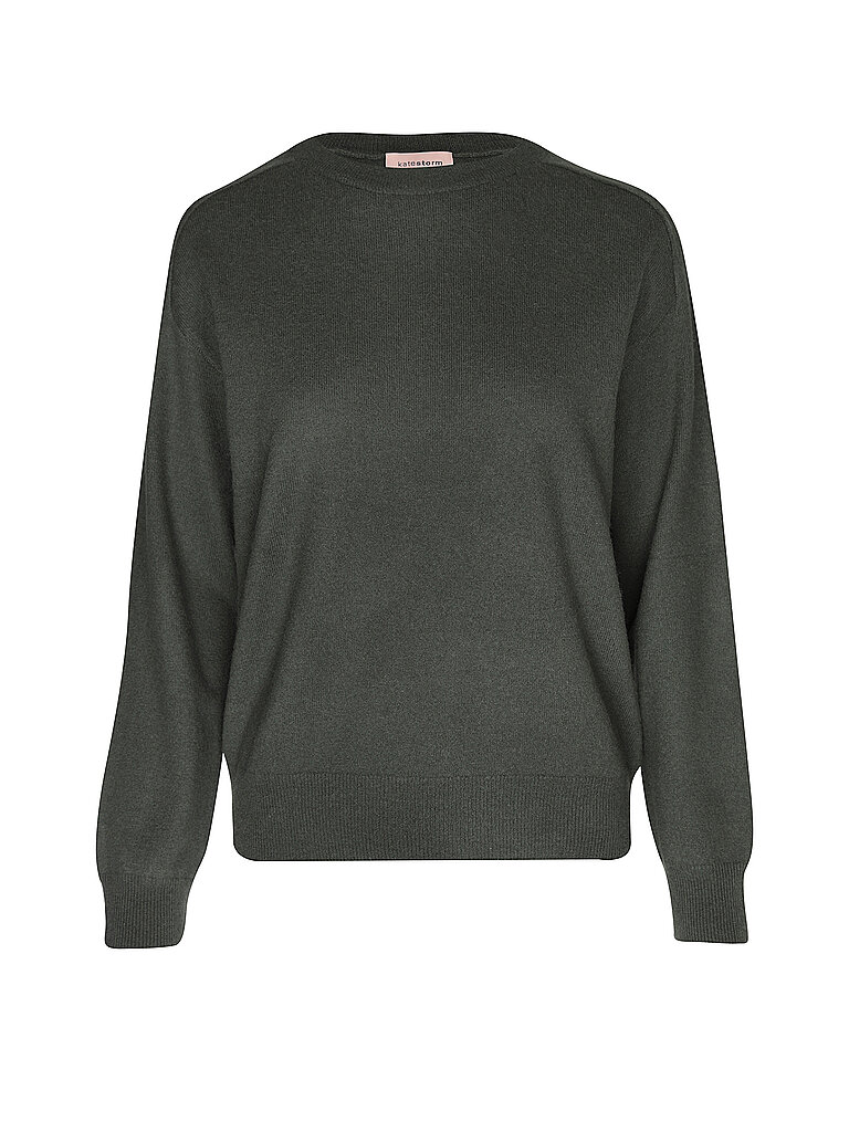 Katestorm Jersey de cachemira oliva