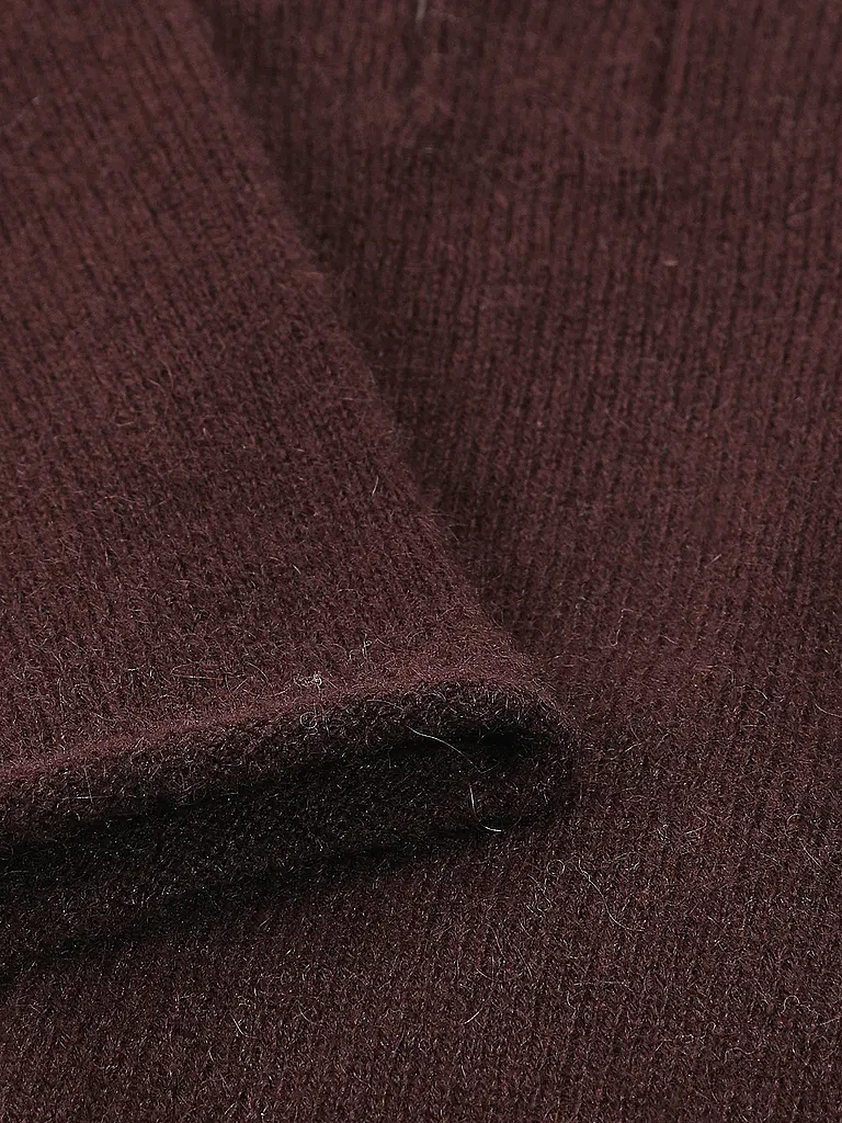 KATESTORM | Guantes de cachemira | Rojo oscuro