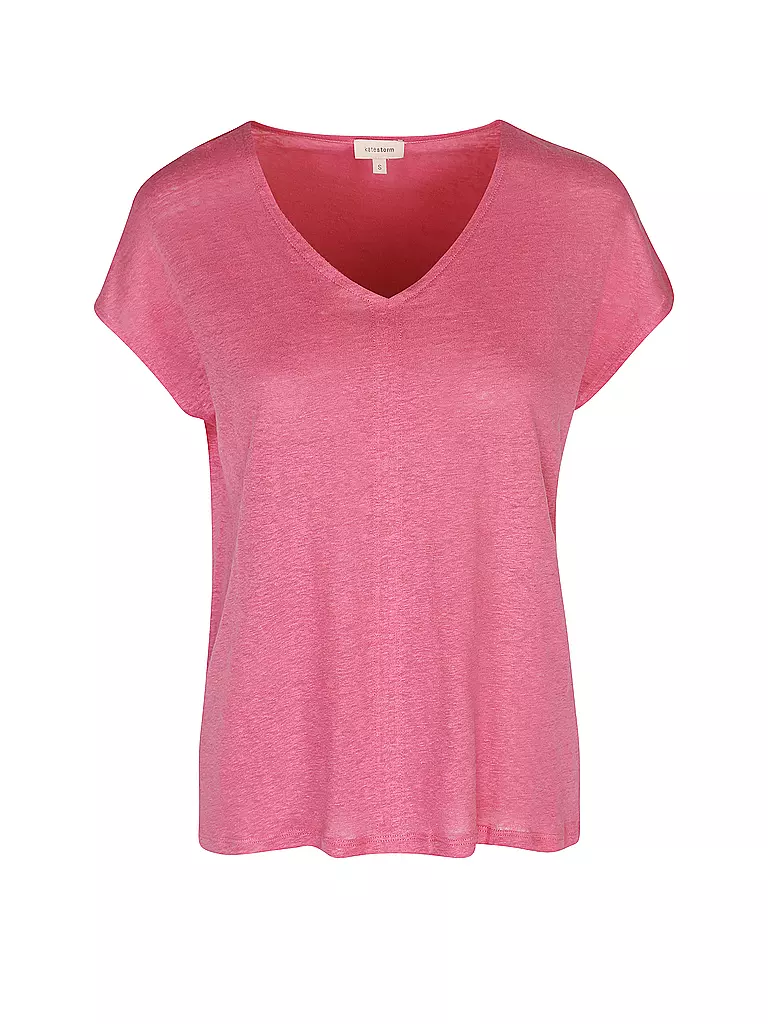 KATESTORM | Leinenshirt | Fucsia