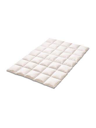 KAUFFMANN | Edredón de casetes de plumón 200x200cm COMFOFT Blanco