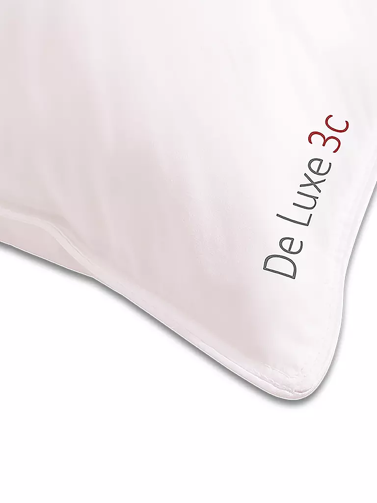 KAUFFMANN | Almohada de 3 cámaras De Luxe 3c Trio 60x80cm 700g/2x65g | Blanco