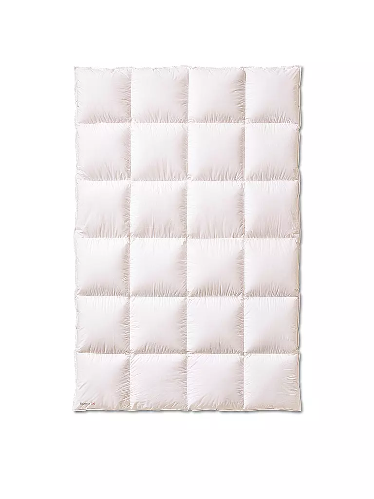 KAUFFMANN | Edredón de plumón con casetes ELEGANCE 700 140 x 200 cm | Blanco
