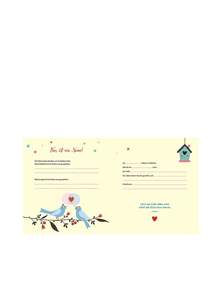 KAUFMANN VERLAG | Mi nacimiento - Un álbum de recuerdos | Sin color