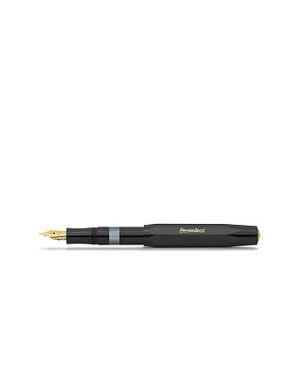 KAWECO | Pluma estilográfica Piston Sport Classic Black/Gold F