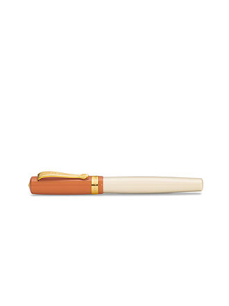 KAWECO | Pluma estilográfica Student 70's Soul Medium Naranja Blanco