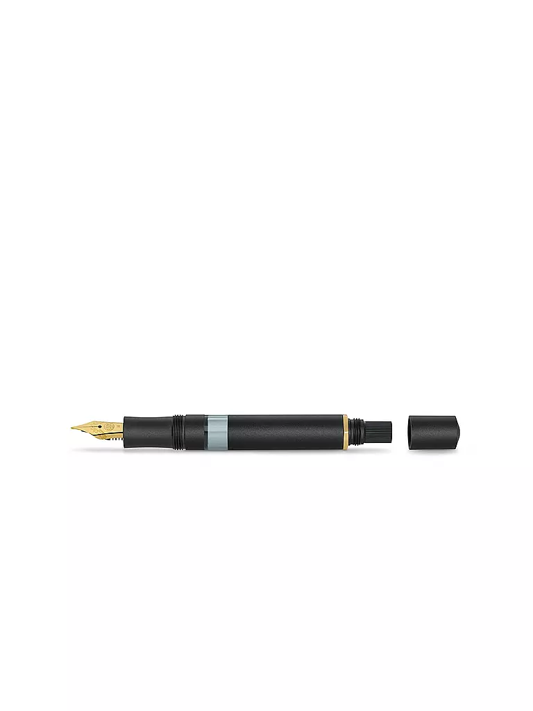 KAWECO | Pluma estilográfica Pioston Sport Al Black/Gold M | 