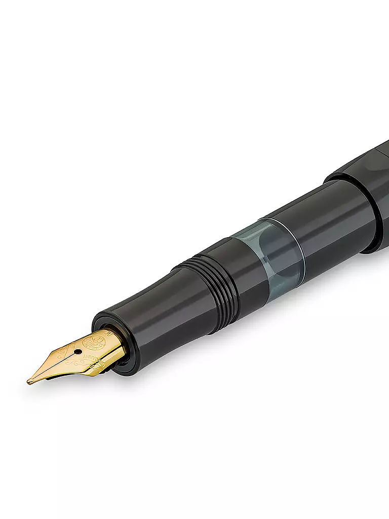 KAWECO | Pluma estilográfica Piston Sport Classic Black/Gold F | 
