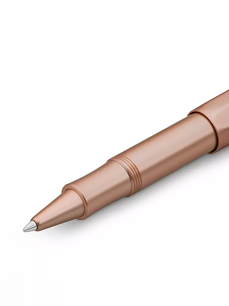 KAWECO | Roller de tinta de gel AL Sport oro rosa 0,7 mm | Rosa