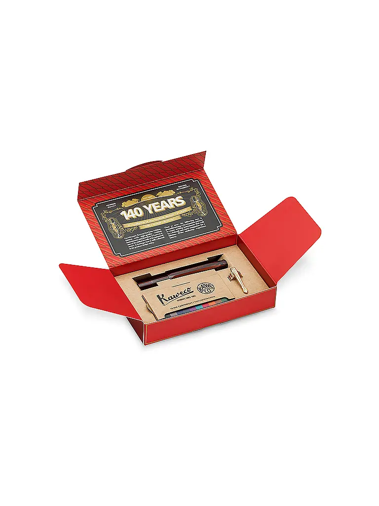 KAWECO | Set de pluma estilográfica EBONIT Set Medium | 