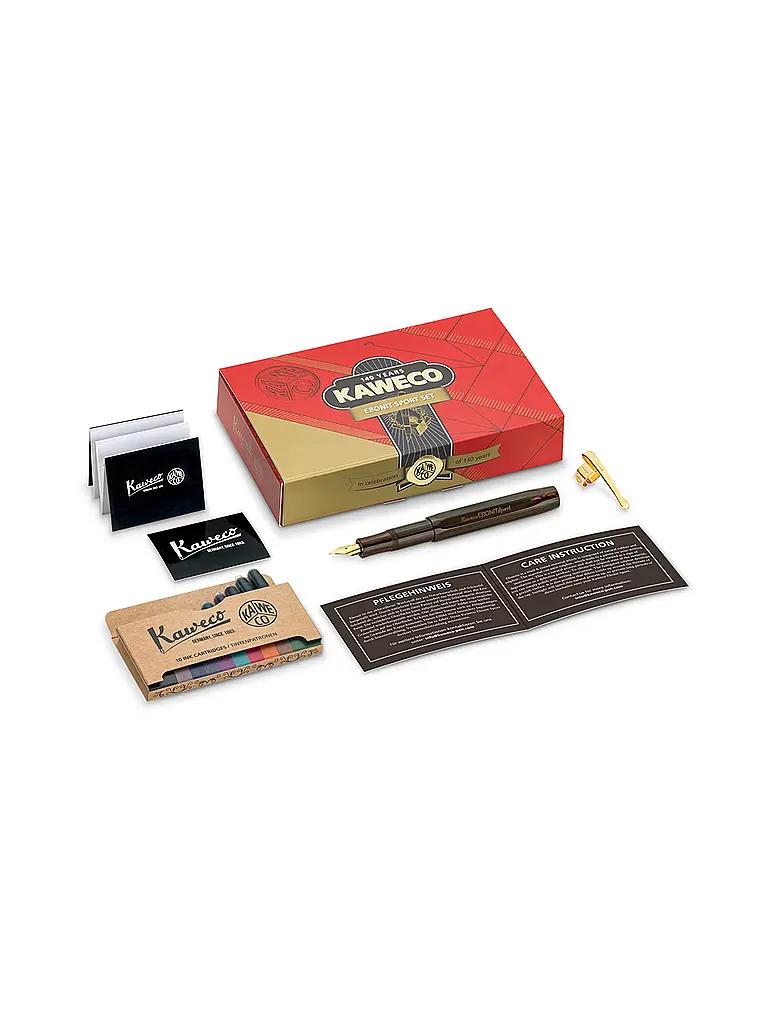 KAWECO | Set de pluma estilográfica EBONIT Set Medium | 