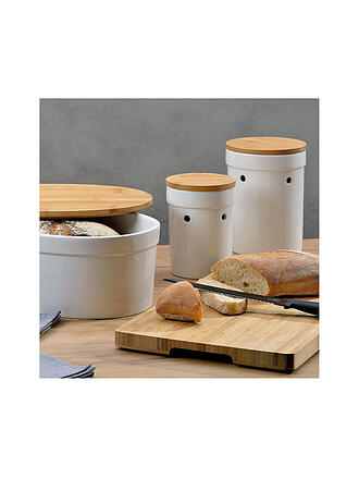 KELA | Tarro para cebollas SALENA 15cm Cerámica Blanco