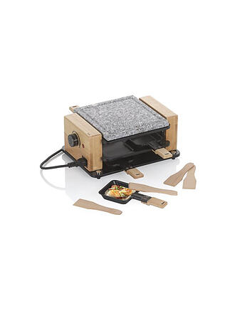 KELA | Raclette Hot Stone BEDRETTO para 4 personas Granito / Madera