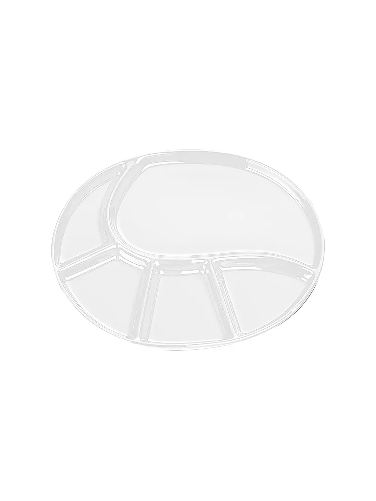 KELA | Plato para fondue Vroni blanco | Blanco