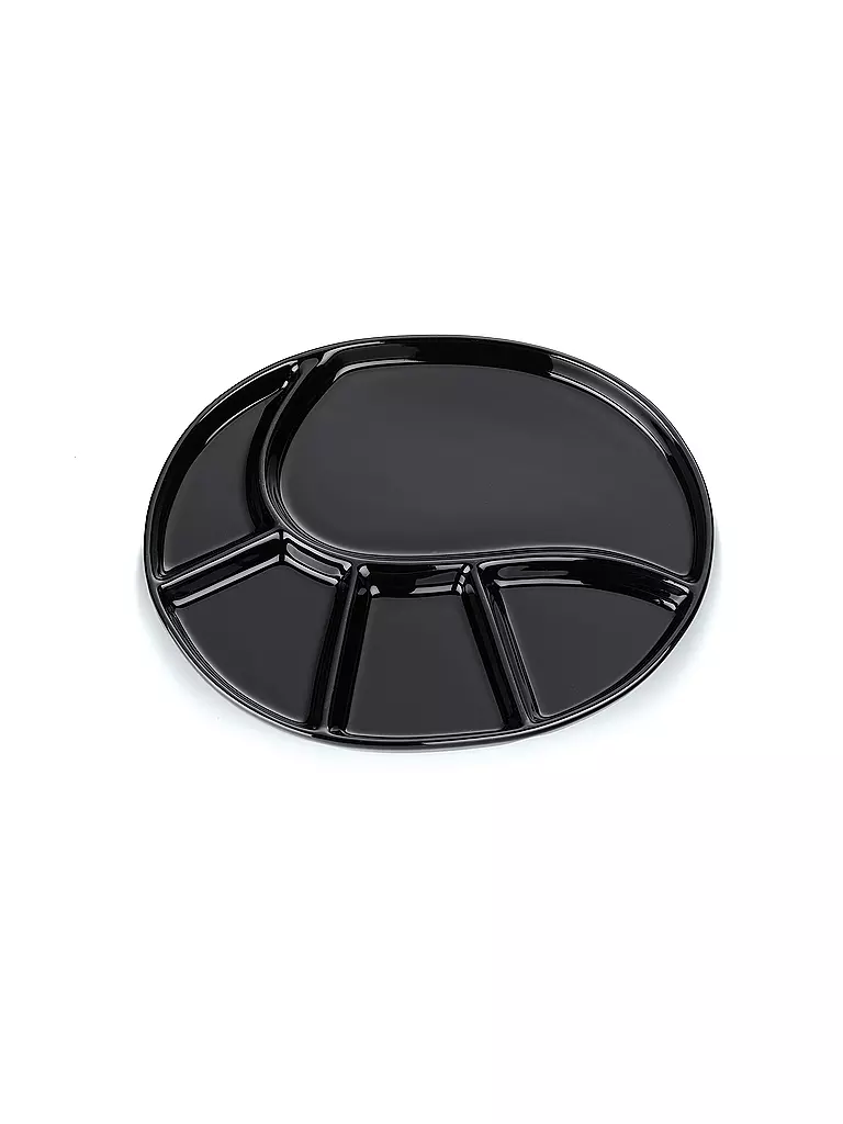 KELA | Plato para fondue Vroni Negro | Negro